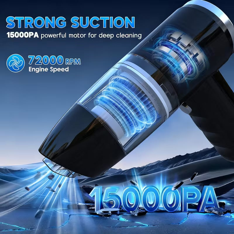 Car Vacuum 15000Pa Portable Cleaner