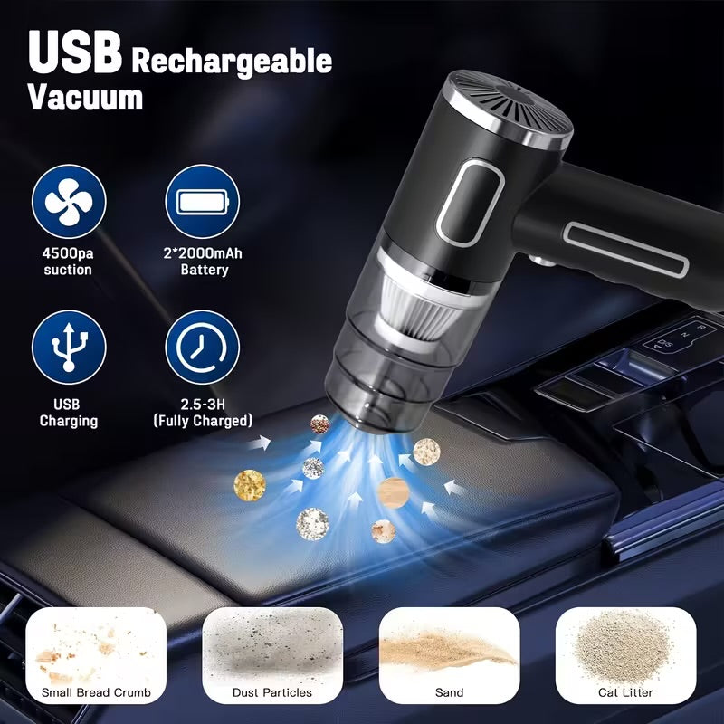 Car Vacuum 15000Pa Portable Cleaner