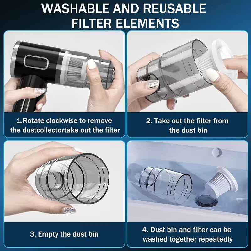 Car Vacuum 15000Pa Portable Cleaner