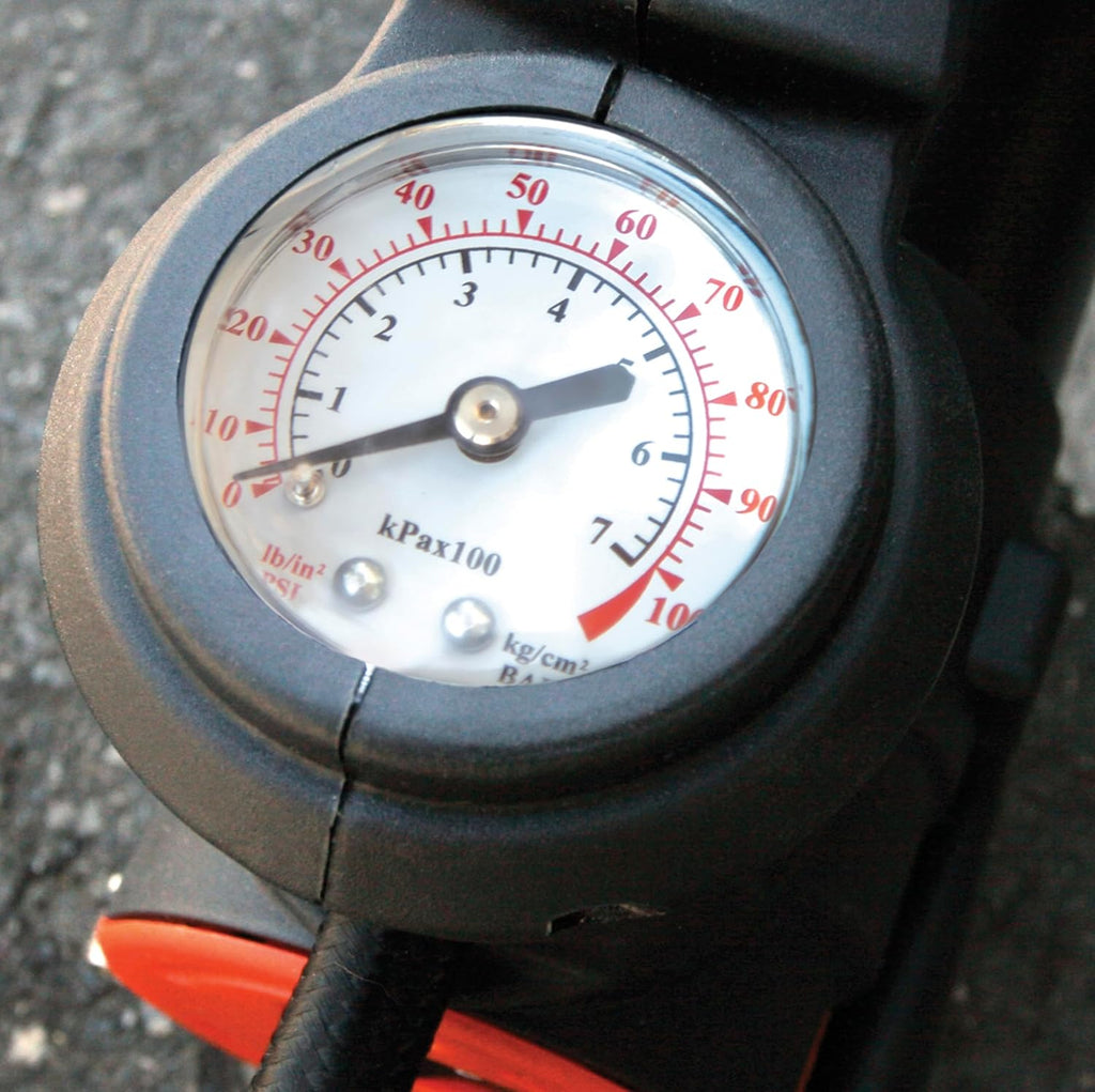 85P - 00085 Tire Inflator Portable Air Compressor for Car, Truck & SUV 12V On/Offroad Tire Pump Air Compressor Portable Heavy Duty 60 PSI, Cigarette Plug, Twist Chuck